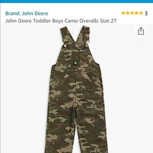 John Deere toddler overalls
